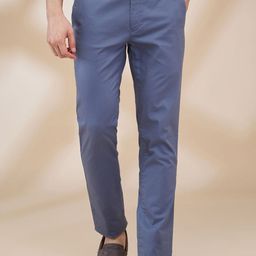 Raymond Men Slim Fit Mid-Rise Regular Trousers-image-86