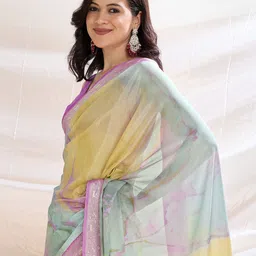 Mitera Poly Crepe Designer Saree-43