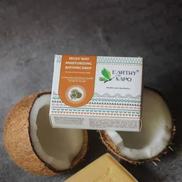 EARTHY SAPO Set Of 2 Milky Way Moisturizing Bathing Soap - 100 g Each-12