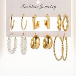 ATRAER Contemporary Hoop Earrings-17