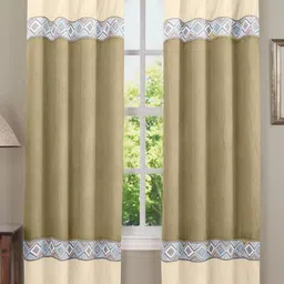 Dekor World Multicoloured Set of 2 Door Curtain-28