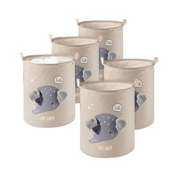 Aura Grey Set of 5 Regular Multi-Utility Organisers-13