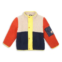 HOUSE OF VEDAS Unisex Kids Colourblocked Lightweight Puffer Jacket-27