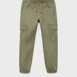 Mango Kids Boys Jogger Cargos Trousers-picture-0