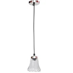 KINIS Transparent & Black Glass Ceiling Lamp-7