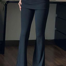 LULU & SKY Women Mid-Rise Flared Trousers-picture-16