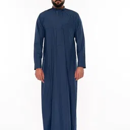 URBAN KANYA Men Solid Mandarin Collar Kurta-picture-0