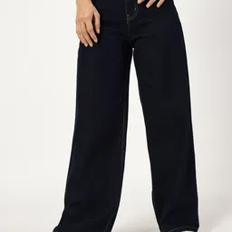 THIRD QUADRANT Women Jean Wide Leg High-Rise Jeans-image-52