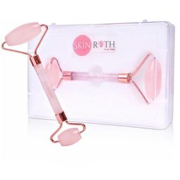 SKINROTH Rose Quartz Face Roller For Puffiness-10