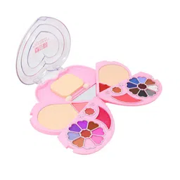 A.D.S A8275-2 Makeup Kit Contain- Eyeshadow- Compact- Lip Liner With Mirror And Puffs image 4