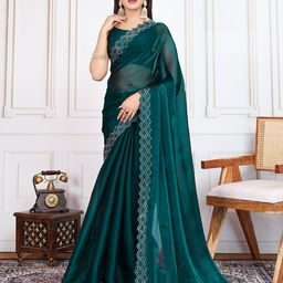 House of Pataudi Saree With Blouse-12