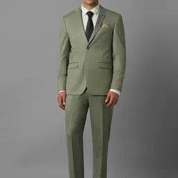 Louis Philippe Single-Breasted Slim-Fit Two-Piece Formal Suit-picture-21