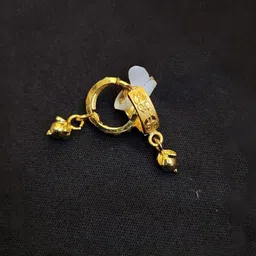 Anshenterpris Gold-Plated Circular Hoop Earrings-image-68