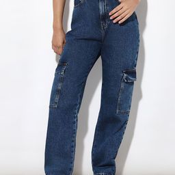 ONLY Women Straight Fit High-Rise Light Fade Jeans-image-95