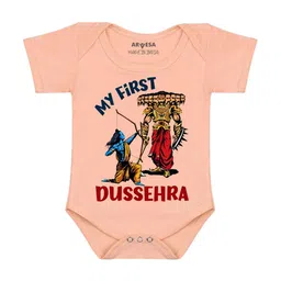Arvesa My First Navratri Printed Bodysuit-image-25