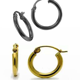 shobhram Unisex Gold Earrings-image-2