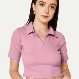 Radprix Polo Neck Cotton Regular Fit T-shirt-image-34