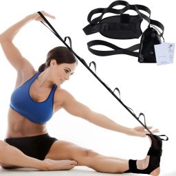 Yoga Belt Stretching yoga stretching belt exercise leg foot calf stretcher strap Cotton, Polyester Yoga Strap-image-40