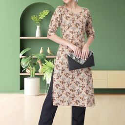ethnic basket Cotton Embroidered Kurta-picture-33