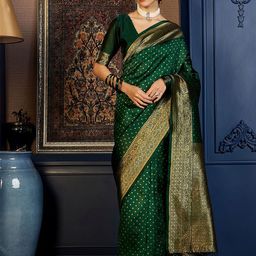 Dori Woven Design Banarasi Saree With Unstitched Blouse Piece-picture-45