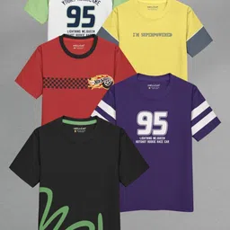HELLCAT Boys 5 Printed Pockets T-shirt-image-86