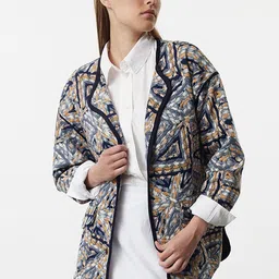 Trendyol Women Longline Quilted Jacket-image-41