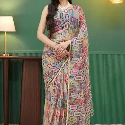 all about you Ethnic Motifs Pure Georgette Saree-picture-58