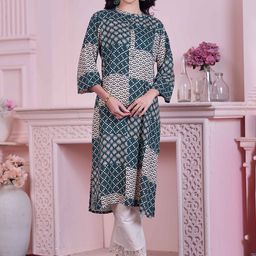 Anouk Women Printed Thread Work Kurta-picture-13