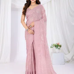 all about you Woven Design Poly Georgette Saree-picture-48
