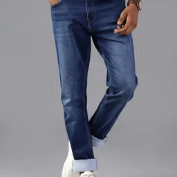V-Mart Men Regular Fit Mid-Rise Light Fade Denim Stretchable Jeans-picture-32