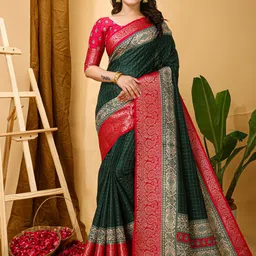LeeliPeeri Designer Printed Zari Saree-39