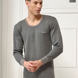 INFERNO Pack Of 2 Striped Cotton Round Neck Full Sleeve Thermal Top-image-53