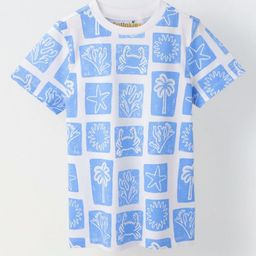 SPUNKIES Boys Graphic Printed Round Neck Cotton T-shirt-image-23