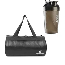 GROUPERS Medium Foldable Sports or Gym Duffel Bag-image-59