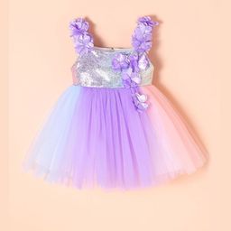 hopscotch Sequin Tulle Applique Party Dress-picture-17