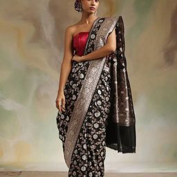 all about you Woven Design Silk Cotton Banarasi Saree-picture-22