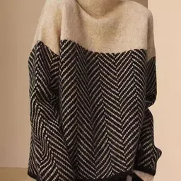 StyleCast Women Self Design Turtle Neck Pullover-75