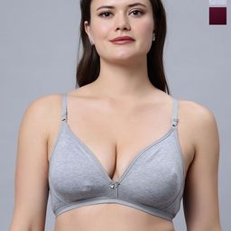 In Care Pack Of 2 Cotton Cut and Sew Medium Coverage Bra-picture-4