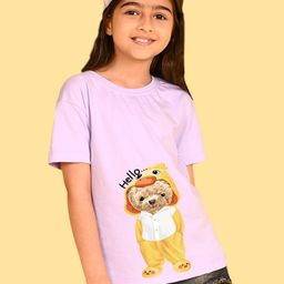 NUSYL Girls Graphic Printed T-shirt-image-59