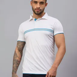 VECTOR X Men Graphic Printed Polo Collar T-Shirt-41
