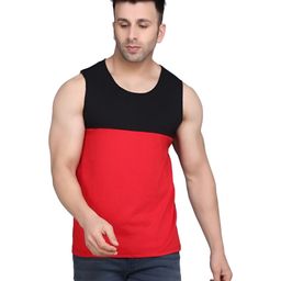 SLOWLORIS Pack Of 2 Colourblocked Bio-Wash Sports Gym Innerwear Vests-picture-23