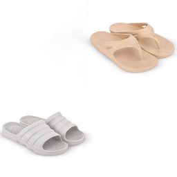 Feel alive Set Of 3 Ultra-Comfortable & Lightweight Thong Flip-Flops-picture-45