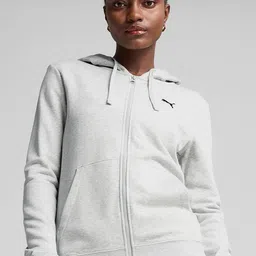 Puma Essentials Cotton Full-Zip Hoodie Jacket-image-133