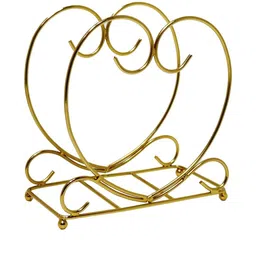 ESSENZA MAISON Gold Toned Napkin Holder-44