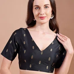 Tikhi Imli Woven Design Saree Blouse-30