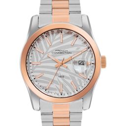 French Connection Men Dial & Stainless Steel Bracelet Style Straps Analogue Watch FCH14RTM-42