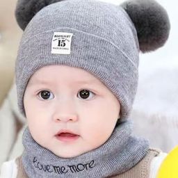 SYGA Unisex Kids Woollen Beanie-12