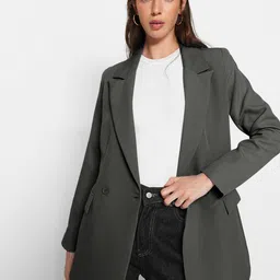Trendyol Women Longline Open Front Jacket-image-99