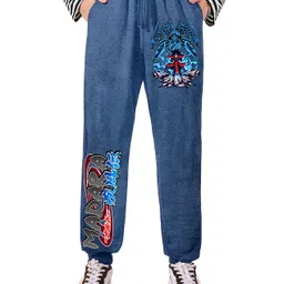 BAESD Boys Printed Joggers Trousers-image-44