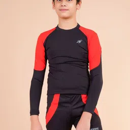 Keepfit Colorblocked Round Neck Swimming Set-image-84